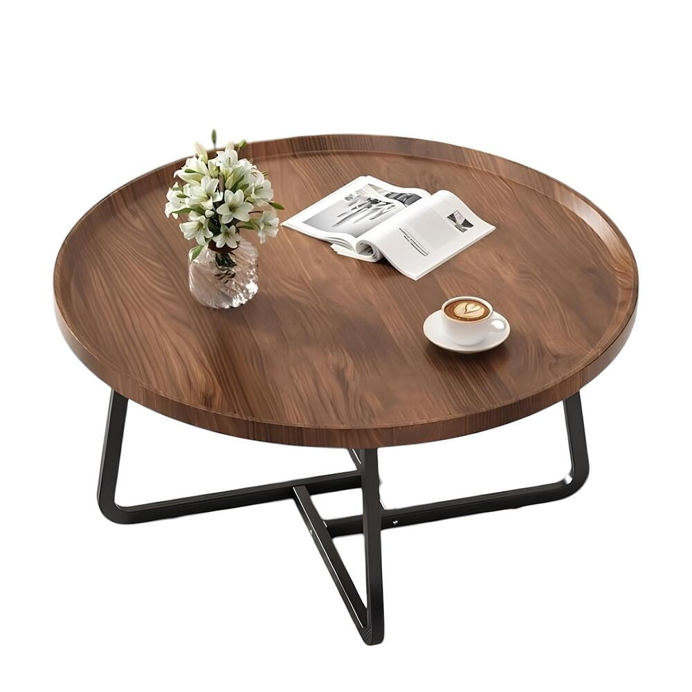 Mesa De Centro Redonda 70cm By Lubabycas