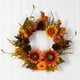 thumbnail image 3 of Corona artificial Nearly Natural de girasoles otoñales, 60 cm, 3 of 4