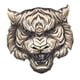thumbnail image 4 of Tiger Head Auto Emblema Etiqueta Calcomanía Decoración del cuerpo Decorativo Retro Etiqueta universal Insignia para capó de automóvil Parachoques, 4 of 5