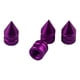 thumbnail image 5 of 4 piezas de aluminio Neumático / Rim Valve / Rueda Spike Cover Stems Cap Purple, 5 of 5