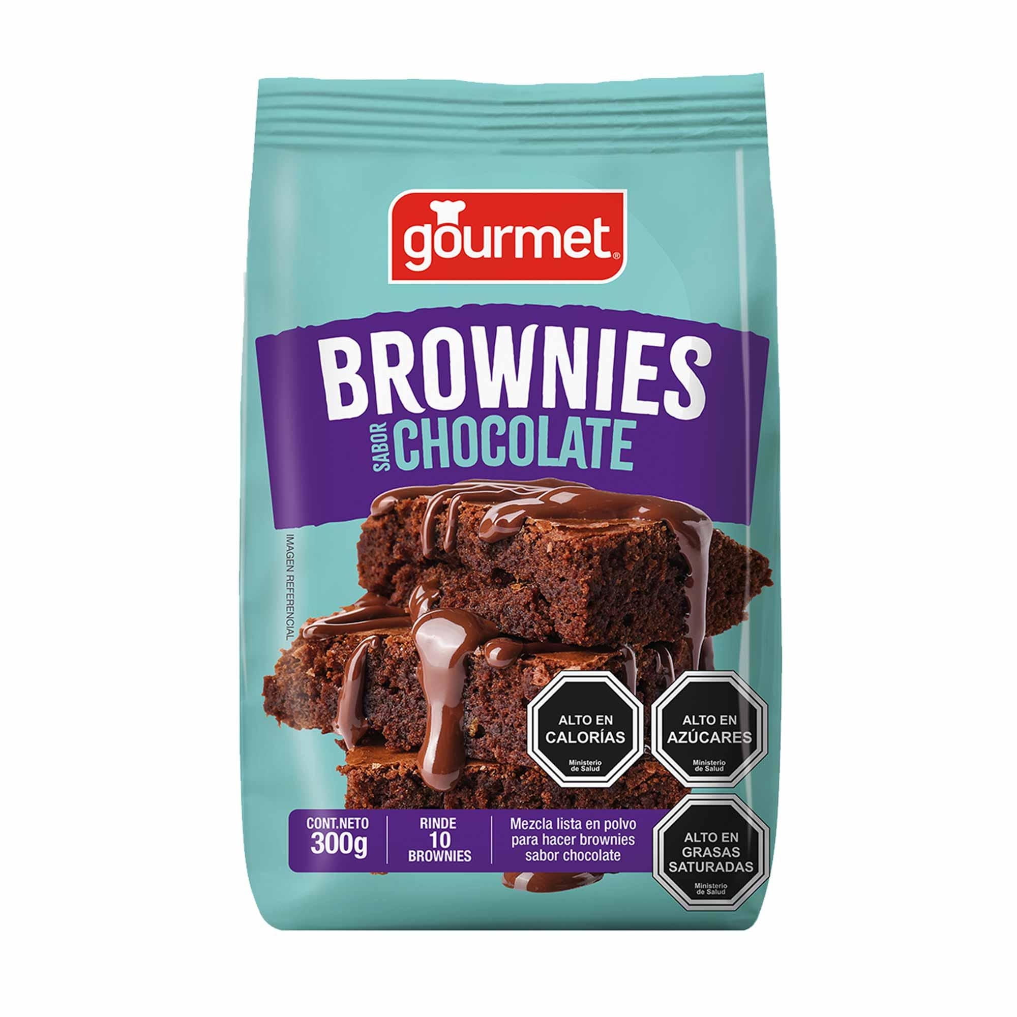 Premezcla Para Brownie Chocolate Bolsa 300 g Gourmet