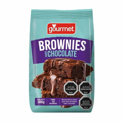 Premezcla Para Brownie Chocolate Bolsa 300 G Gourmet