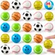 thumbnail image 1 of Pelotas rebotantes JOYIN 24 unidades, 32 mm (3,2 cm), multideporte para niños, 1 of 9