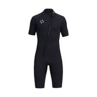 Magideal - Traje De Neopreno De 3 Mm Para Hombre, Traje De Buceo Corto, Traje De Baño De Manga Corta Para Natación, Piragüismo, Buceo, Esnórquel Y Deportes Acuáticos. Negro Talla L