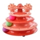 thumbnail image 1 of Torre Interactiva Para Gatos 3 Niveles Y Con Dos Ruedas Color naranjo, 1 of 3
