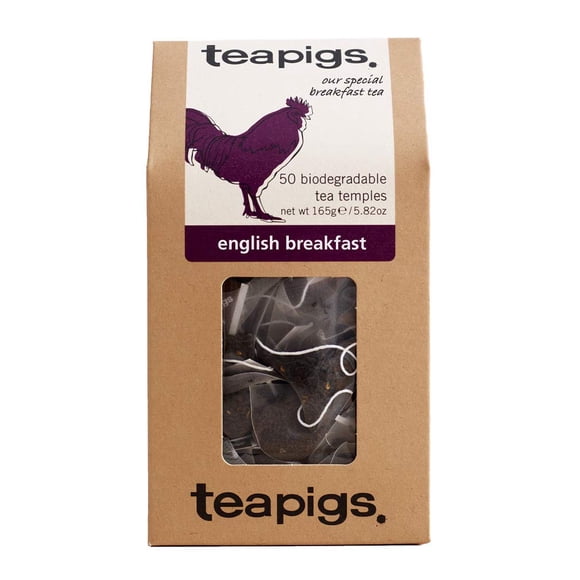 Té negro English Breakfast teapigs, 50 bolsas