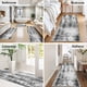 thumbnail image 5 of Juego de alfombras de cocina Tritard Upgrade, antideslizantes y lavables, color gris, 5 of 9