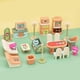 thumbnail image 4 of Juego de muebles para casa de muñecas BananMelonBM, paquete de 50 para niños a partir de 3 años, 4 of 6