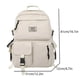 thumbnail image 2 of Backpack Large Capacity Light Simple Travel Bag Canvas Backpack Student School Bag Nylon Student Zipper Backpack, 2 of 3