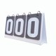 thumbnail image 1 of Flip Scoreboard Tabla Portátil Score Flipper Para Bádminton Voleibol Fútbol Gris, 1 of 5