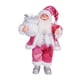 thumbnail image 3 of Figura De Papá Noel, Adorno De Colores Brillantes Para Decoración De Fiestas Navideñas, Color Rosa, 3 of 3