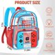 thumbnail image 4 of Mochila JIRAIKEI Kids Clear Gamer PVC 43x30x14 cm, 4 of 7