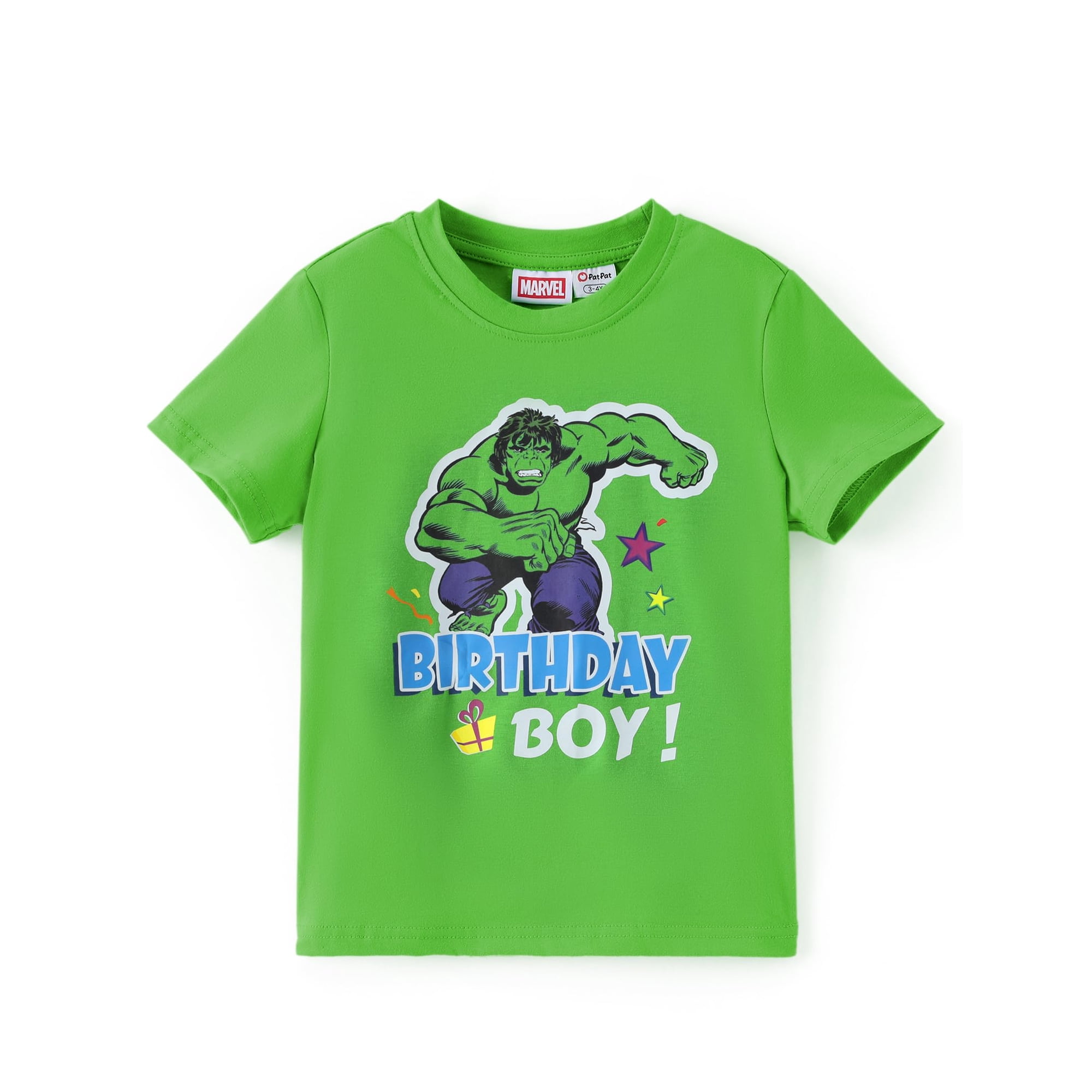 Disney - Camiseta Marvel Hulk Birthday Boy De Manga Corta Para Niños De 2 A 9 Años