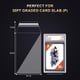 thumbnail image 2 of Fundas para cartas Comnge, 500 unidades, ajuste perfecto para PSA 35 pt, transparentes, 2 of 6