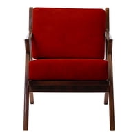 Latam Home - Sitial Bremen Cuero Kentucky Rojo