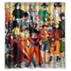thumbnail image 1 of Cortina de ducha de Anime Dragon Ball Naruto, juego de cortina de baño con ganchos, tamaño 66 x 72 pulgadas, 1 of 3