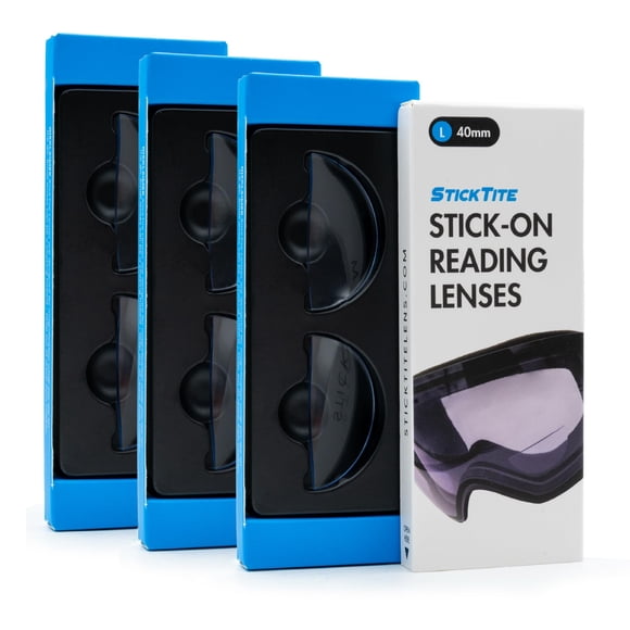 Lentes de Lectura StickTite Grandes 40mm Paquete de 3 2.5D