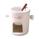 thumbnail image 4 of Utensilios De Cocina De Porcelana Para Fondue De Chocolate, Comida Para Cumplea?os, Aniversario, Caldo Blanco, 4 of 5
