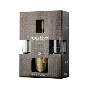 Espaldares Del Maipo - Pack Espumante Espaldares Champenoisse Copas Cristal