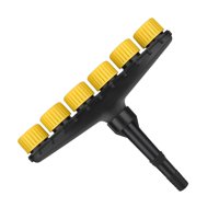 Magideal - Herramienta De Riego Por Aspersión De Agua Para Jardín De Césped, Boquillas Agrícolas, Pulverizador De Riego De Verduras Ajustable, Para Jardín, Patio 6 Cabezales 1 Pulg 12 Pulg