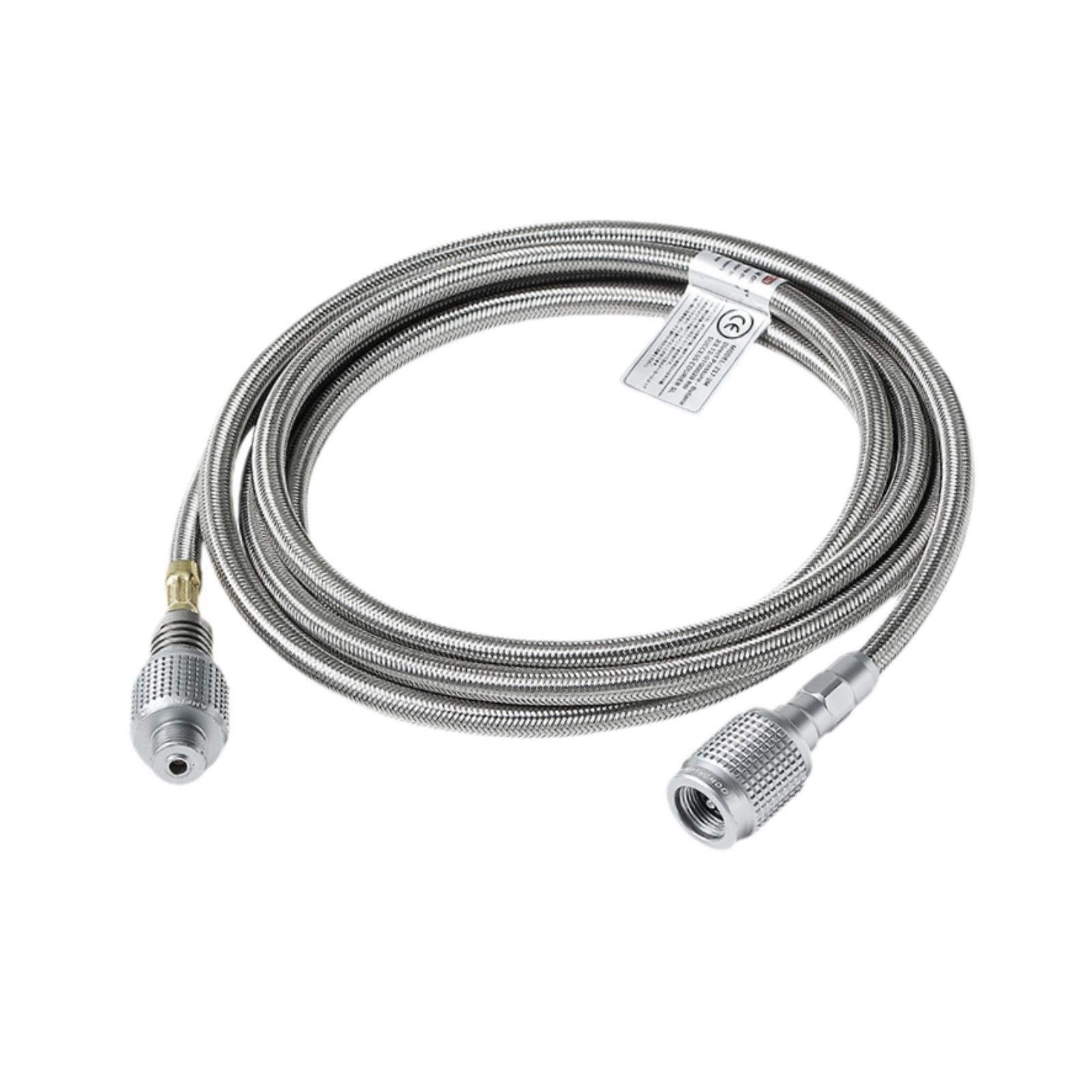 Magideal - Manguera Adaptadora De Propano De 2 Metros, Adaptador De Butano De Repuesto Portátil, Manguera De Conexión De Estufa Dividida Para Accesorio De Cocina