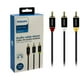 thumbnail image 3 of Cable De Audio Y Video RCA Puntas Doradas 1.2Mts Philips, 3 of 3