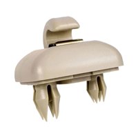 Magideal - De Clip Para Visera Interior Automotriz 8U0857562A Soporte De Fijación De Espejo De Maquillaje Soporte De Protección Solar Interior Para S4 Beige