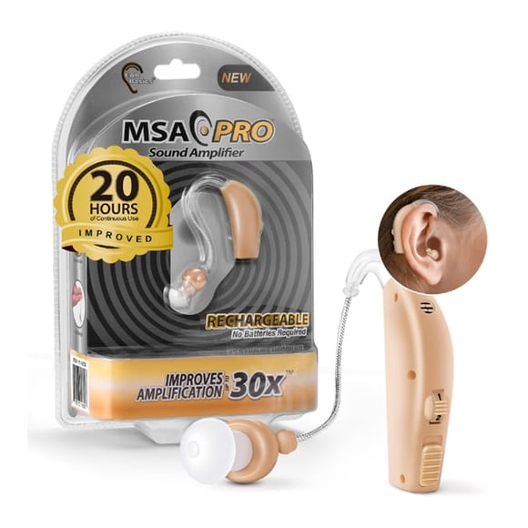 Amplificador de sonido MSA PRO 30X recargable hasta 20h nude