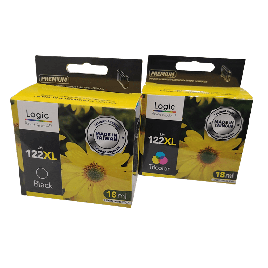 Pack Cartuchos 122XL Logic