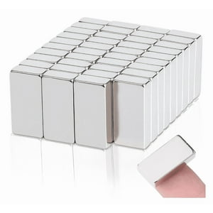 Genérica - Pack 50Pcs Imanes Neodimio Imanes Súper Fuertes De 20Mm*10Mm*2Mm