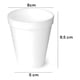 thumbnail image 3 of 1000 Vasos Desechables Vasos Plumavit Termico Vaso 8oz/240ml Blanco / Vaso Plumavit 8oz, 3 of 10
