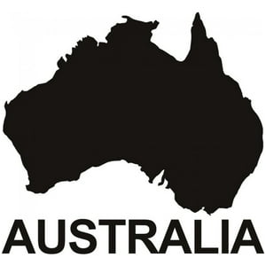 Rienda Libre Graphics - Decomural Australia Map Ws-16249