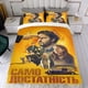 thumbnail image 4 of Película de Autoconfianza Conjunto de sábanas temático, trío de piezas, cómodo y amigable con la piel, diseño único, regalo de decoración para el hogar para familiares, amigos y fans,140cm *210cm, 4 of 6