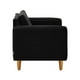 thumbnail image 5 of Sofa Retro 1c Felpa 04 Negro, 5 of 6