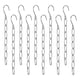 thumbnail image 1 of Perchas De Cadena De Metal Con 7 Bucles Para Ropa, Organizador De Armario Para El Hogar, Guardarropa, Jeans, Color Blanco, 10 Unidades, 1 of 3
