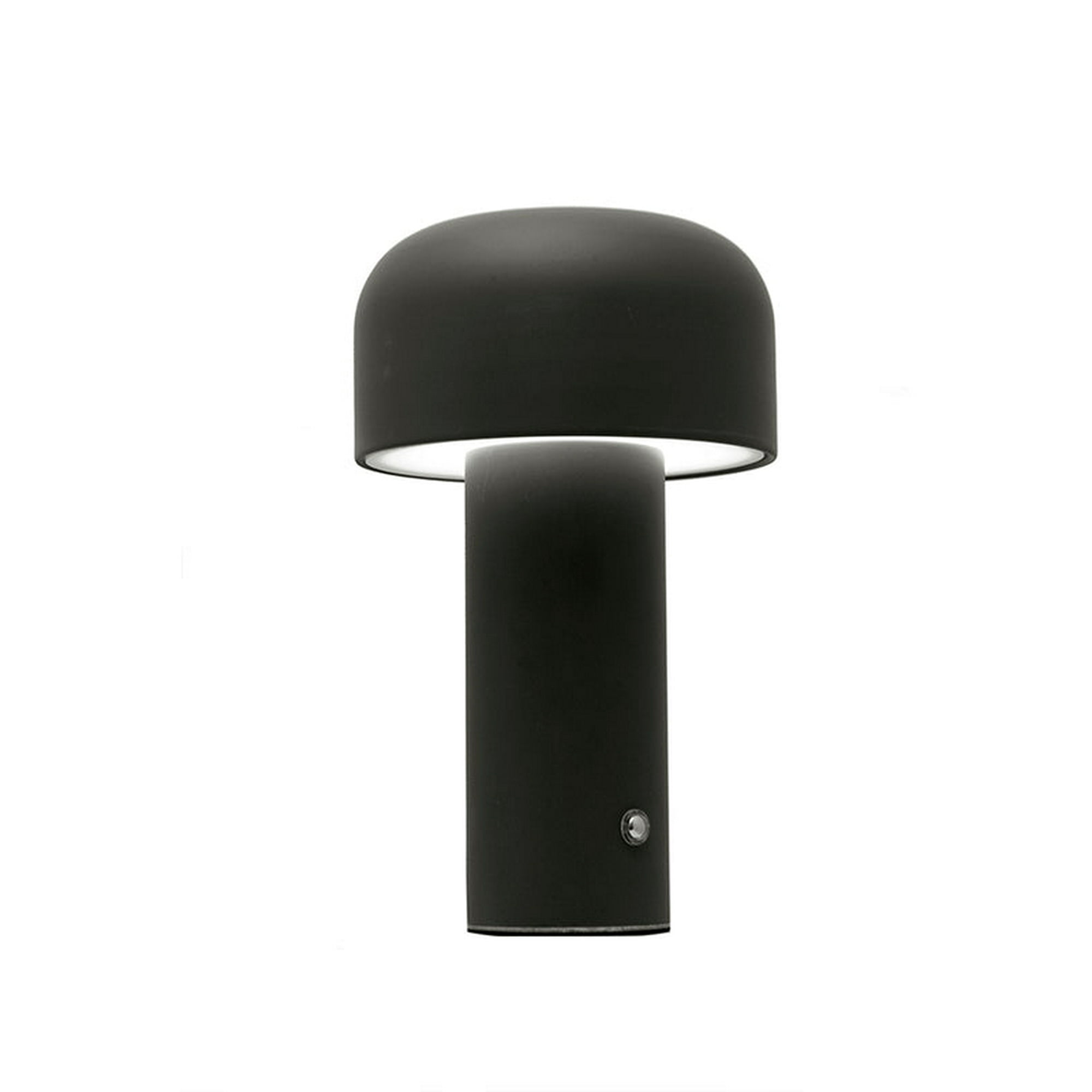 Vgo - Lampara De Mesa Negro Recargable Con Sensor 21 Cm