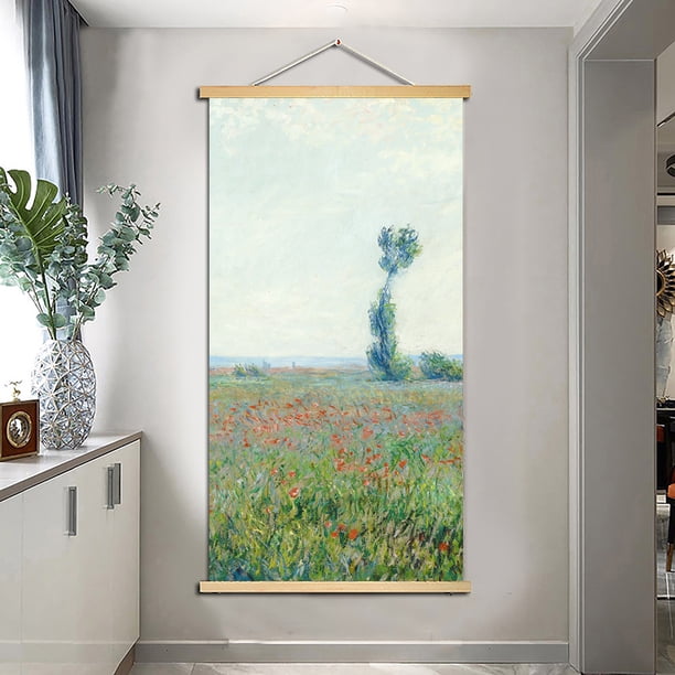 1pc, Canvas Wall Art, Landscape Oil Painting Canvas Spray Painting For Living Room Bedroom Study Decoration, Holiday Gift, 19*39inch