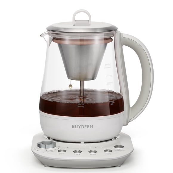 Tetera eléctrica BUYDEEM K156, 1,5 L, 6 sabores