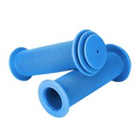 Magideal - 2 X Empuñaduras Blandas Para Manillar De Bicicleta, Empuñaduras De Goma Para Bicicleta, Empuñaduras Antideslizantes Resistentes Al Desgaste Para Bicic Azul