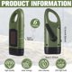 thumbnail image 2 of Mudder Pack de 6 Linternas Recargables con Manivela y Energía Solar – Verde, 2 of 7
