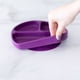 thumbnail image 3 of Plato Con Agarre De Silicona Morado, 3 of 3