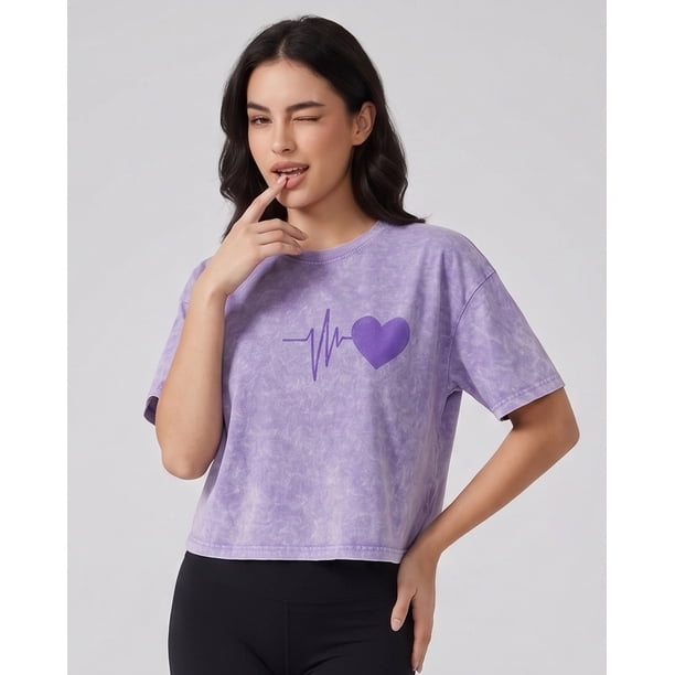 Polera Corazón Retro Training Soft Calidad Profesional - A365