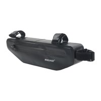 Magideal - Bolsa Impermeable Para Cuadro De Bicicleta, Bolsa De Almacenamiento Para Bicicleta Debajo Del Tubo Superior, Universal, Para Herramientas De Ciclismo, Negro