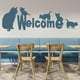 thumbnail image 2 of Decomural Welcome Sign House Cats WS-15792, 2 of 2