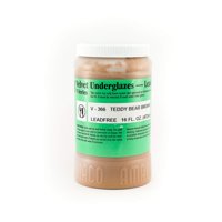 Oso De Peluche Underglaze Amaco Velvet V-366, Marrón, 473 Ml