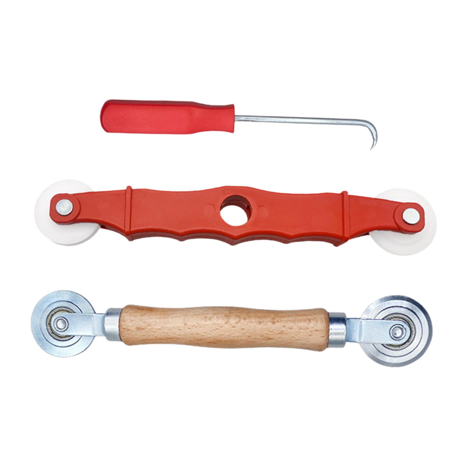 Magideal - Herramienta Enrollable Para Reparación De Puertas Y Ventanas, Herramienta Manual, Agarre Cómodo, Portátil, Resistente Para El Hogar, Cama, Habitación,