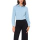 thumbnail image 1 of INSPIRE CHIC Camisa de Trabajo para Mujer con Botones, Cuello con Solapa, Manga Larga, Talla XS, Azul Claro, 1 of 6