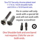 thumbnail image 2 of Sujetadores Harris Hardware T27 para paneles de 2,5 cm, 2 of 4