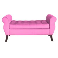 Tapiceria Moderna - Banqueta Baul Diva Color Rosado