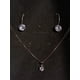 thumbnail image 2 of Set Conjunto Cadena Veneciana Argollas Plata Punto De Luz, 2 of 3